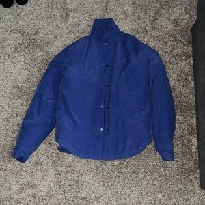 Blue Oversized Puffer